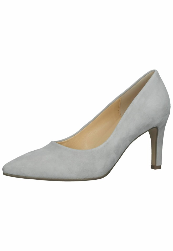 Femmes Talons Classiques Gabor | Gris Clair Exclusif